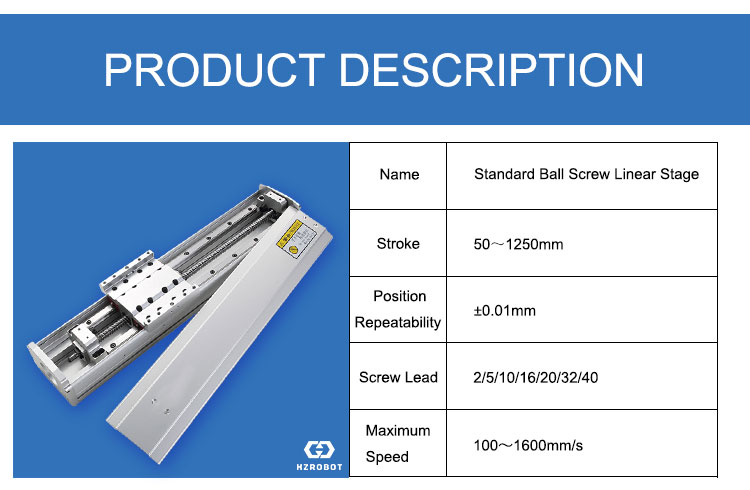 High Precision Semi Enclosed Ball Screw Driven CNC Linear Actuator ...