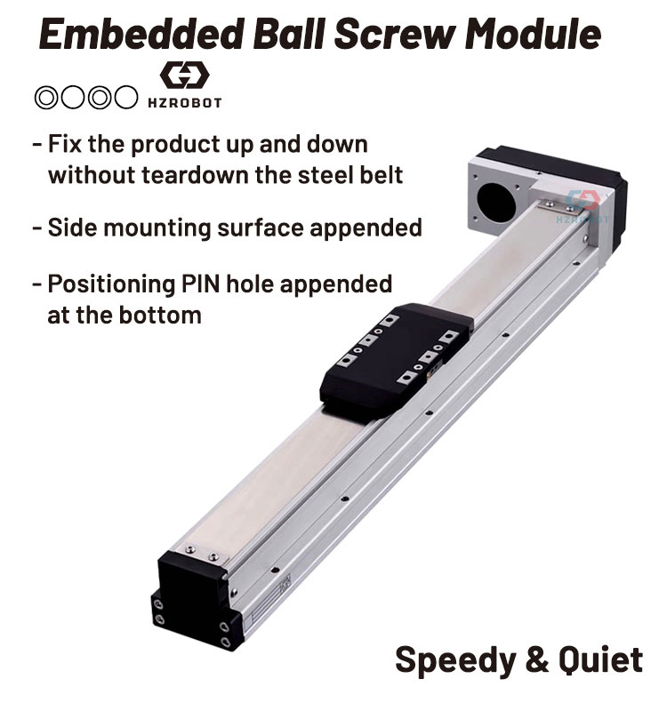 Custom High Precision Embedded Full Enclosed Screw Driven Linear Stage ...